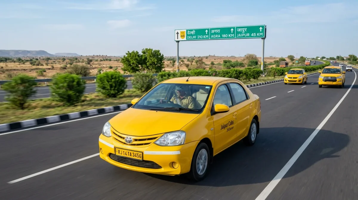 One Way Taxi from Jaipur
